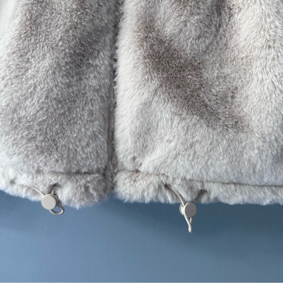 Lucky Brand Reversible Faux Sherpa Jacket Coat Size Medium - Picture 4 of 16